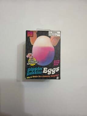 New Fast Ship Needoh Dippin Dazzler Eggs Nosey Posey Pink